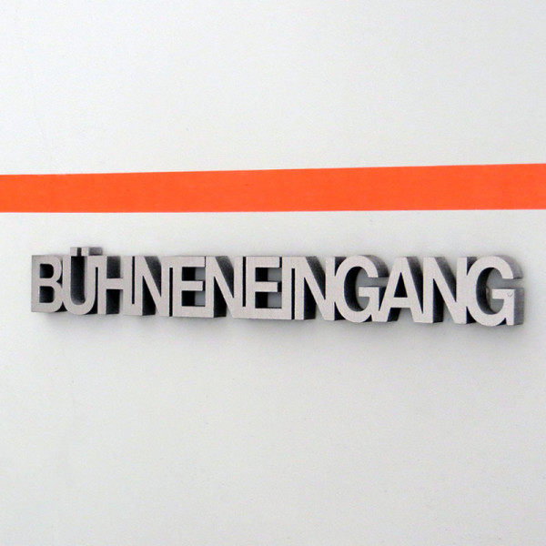 BÜHNENEINGANG Neonorange