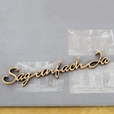 Sag einfach Ja