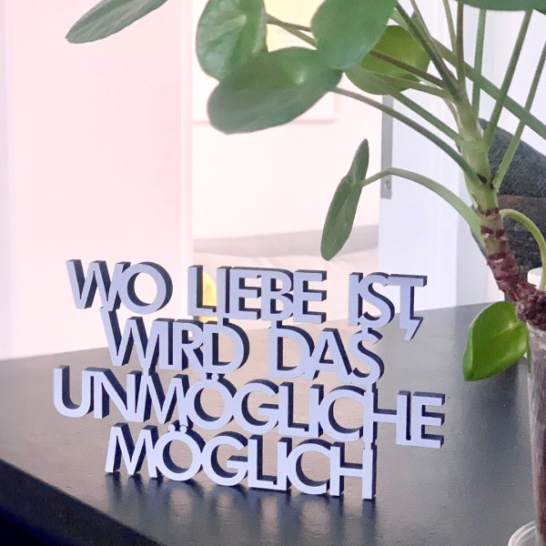 Wo Liebe ist, wird das unmöglich möglich