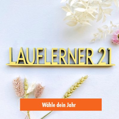 Lauflerner mit Jahr