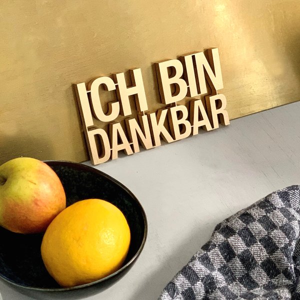 Ich bin dankbar