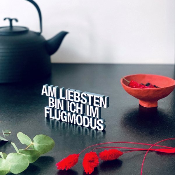 Am Liebsten bin ich im Flugmodus