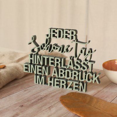 Jeder schöne Tag hinterlässt einen Abdruck im...