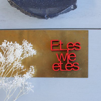 Et es wie et es