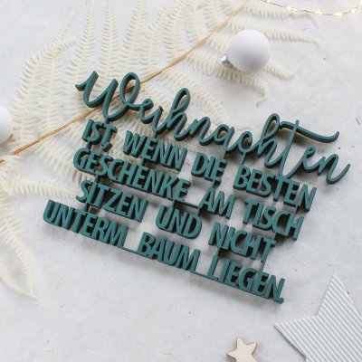 Weihnachten ist, wenn die besten Geschenke am Tisch...