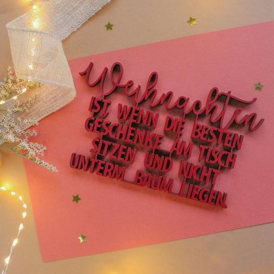 Weihnachten ist, wenn die besten Geschenke am Tisch...