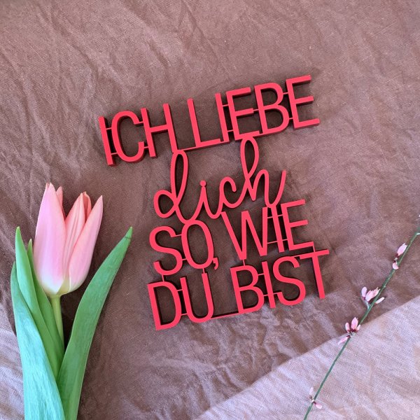 Ich liebe Dich so wie Du bist