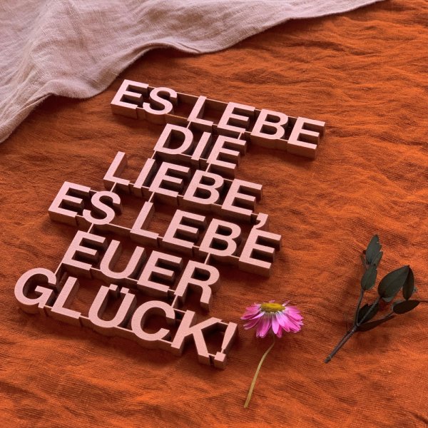 Es lebe die Liebe, es lebe euer Glück