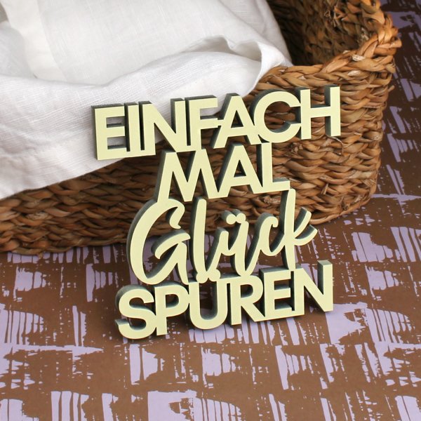 Einfach mal Glück spüren