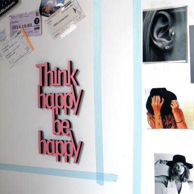 think happy be happy