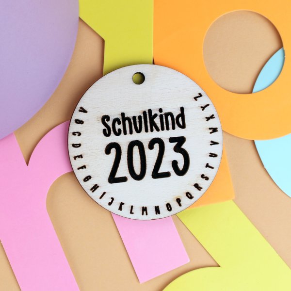 Schultütenanhänger Schulkind 2023