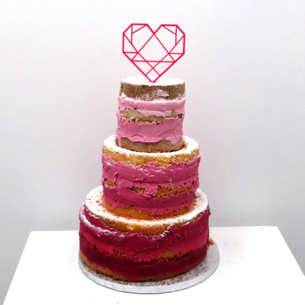 cake toppper heart