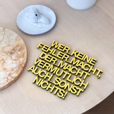 Wer keine Fehler macht, der macht vermutlich auch sonst...