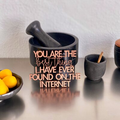 You are the best thing I have ever found on the internet