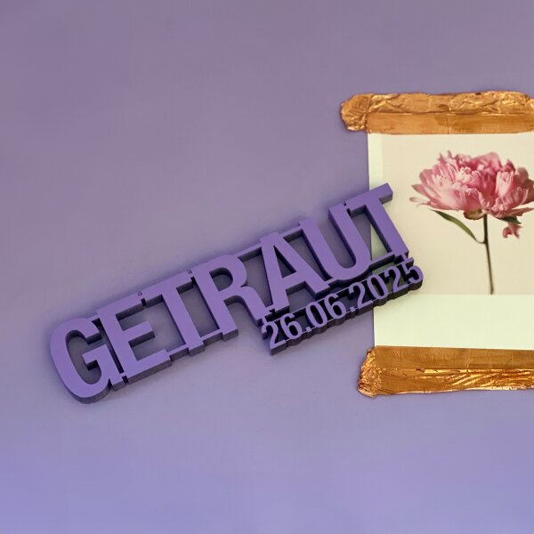 Getraut mit Datum