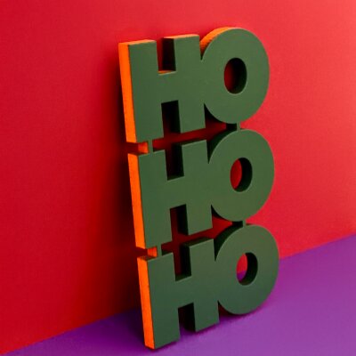 HOHOHO mit Neonkante