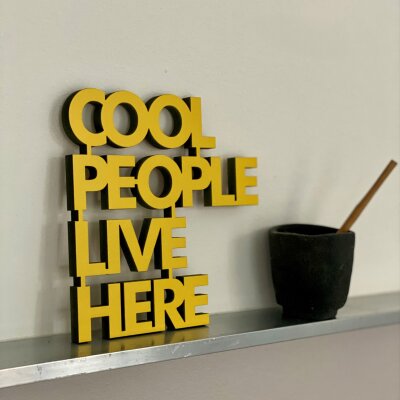 Cool people live here