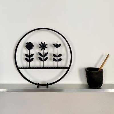 Kranz mit 3 Blumen