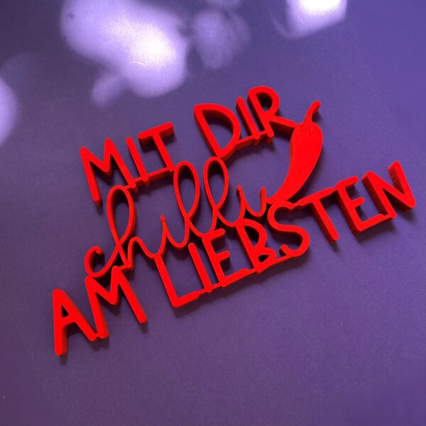 Mit dir chille am Liebsten