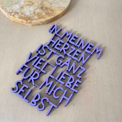 In meinem Herzen ist ganz viel Liebe für mich selbst