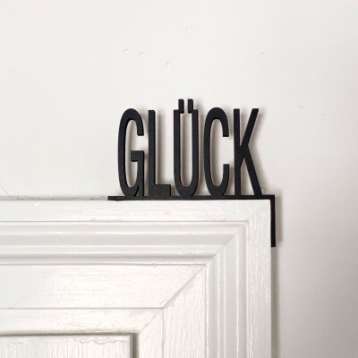 Türrahmen Deko GLÜCK