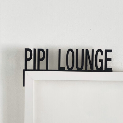Türrahmen Deko PIPI LOUNGE