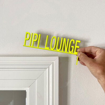Türrahmen Deko PIPI LOUNGE