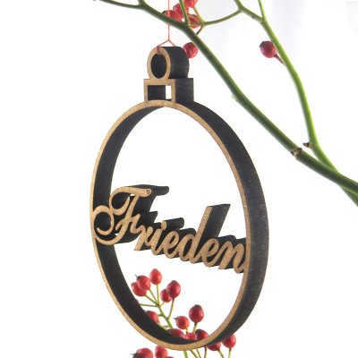 Weihnachtskugel Frieden