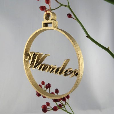 Weihnachtskugel Wunder