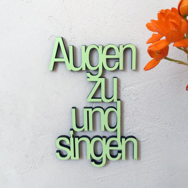 Augen zu und singen