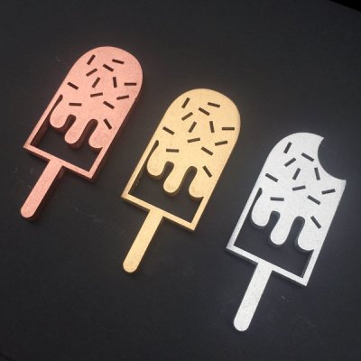 three popsicles