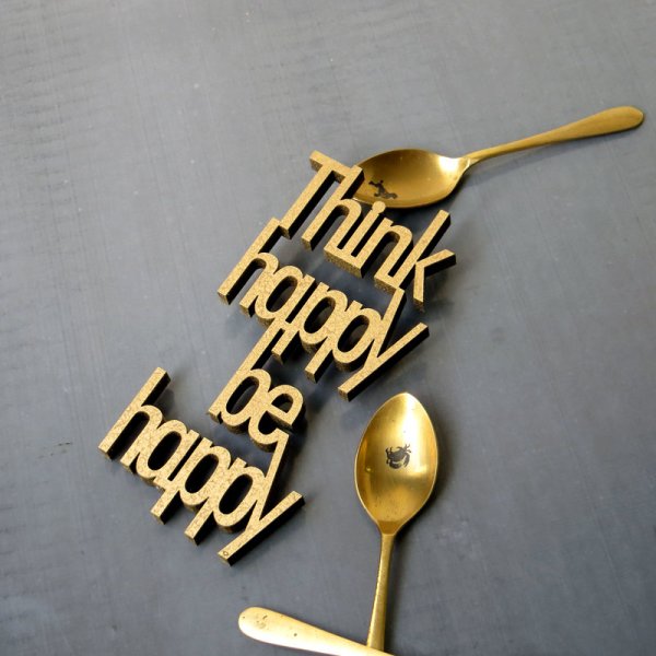 Think happy be happy - Klein