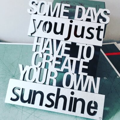 some days you just have to create your own sunshine