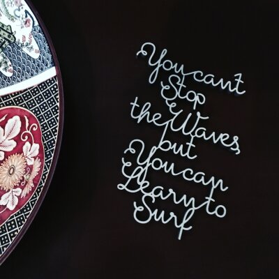 You can´t stop the waves but you can learn to surf