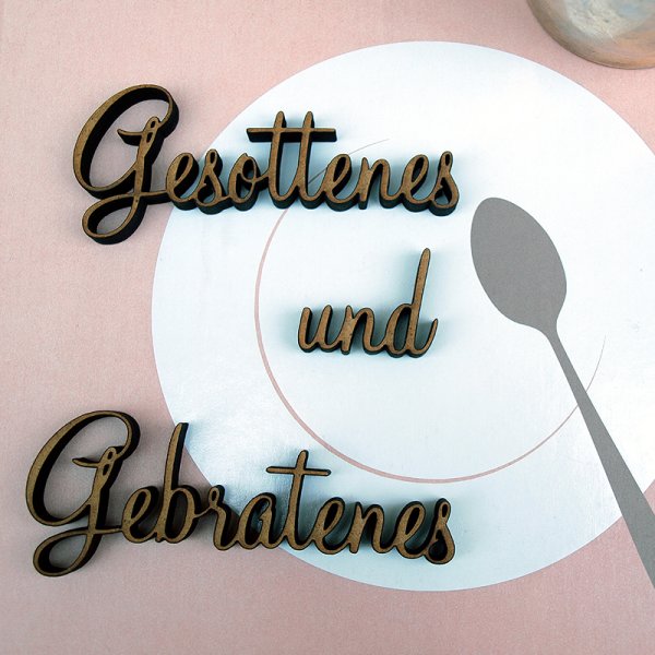 Gesottenes und Gebratenes