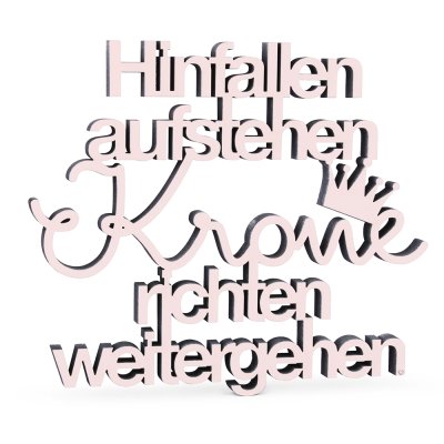 Hinfallen aufstehen Krone richten weitergehen - Klein