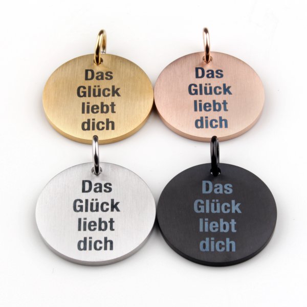 Pendant "Das Glück liebt dich"