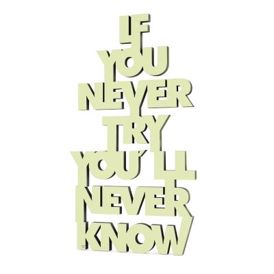 If you never try you´ll never know