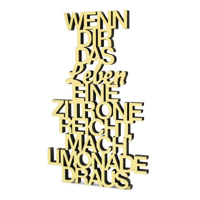 Wenn dir das Leben eine Zitrone reicht, mach Limonade draus
