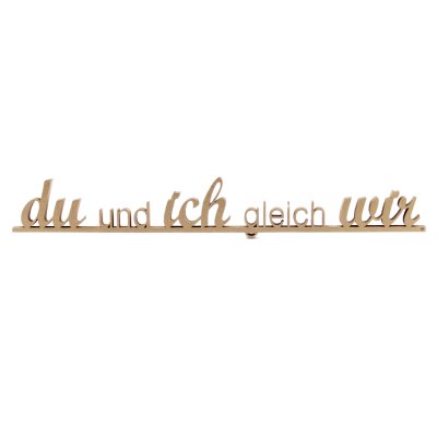 du und ich gleich wir