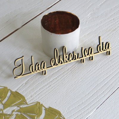 I dag elsker jeg dig - Heute liebe ich dich