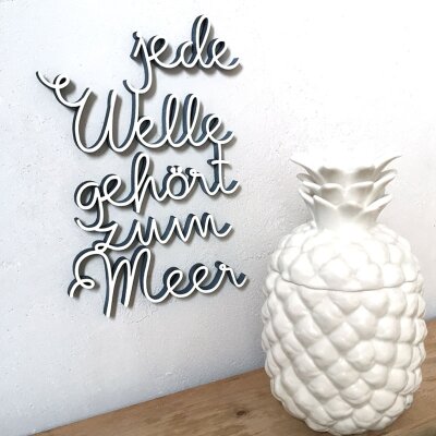 jede Welle gehört zum Meer