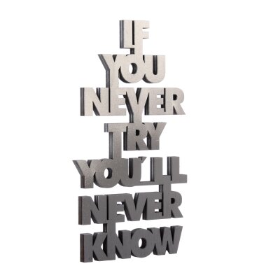 If you never try youll never know
