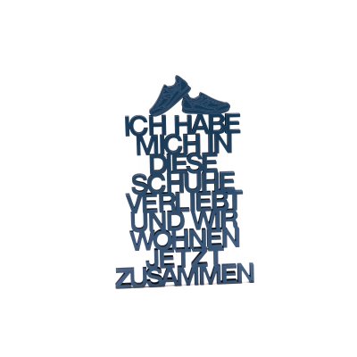 Ich habe mich in diese Schuhe verliebt und wir wohnen...