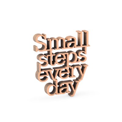 Small steps every day