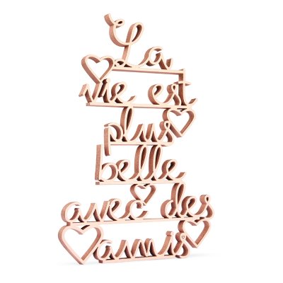 la vie est plus belle avec des amis