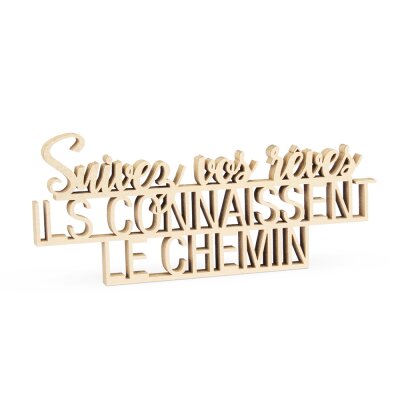 Suivez vos rêves ils connaissent le chemin