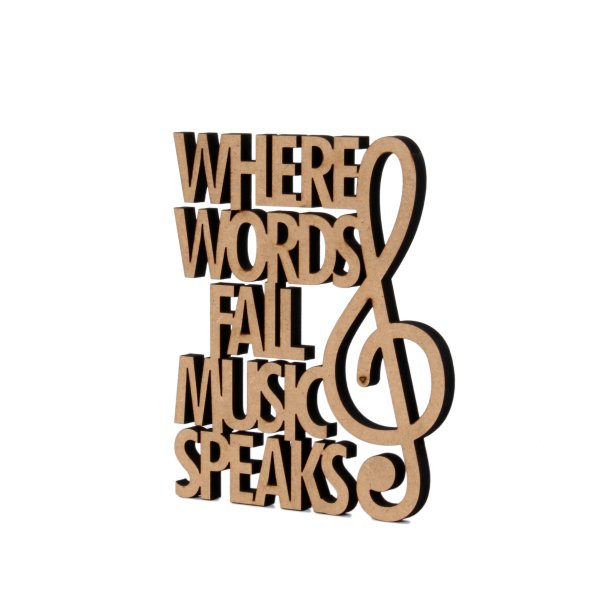 Where words fail music speaks