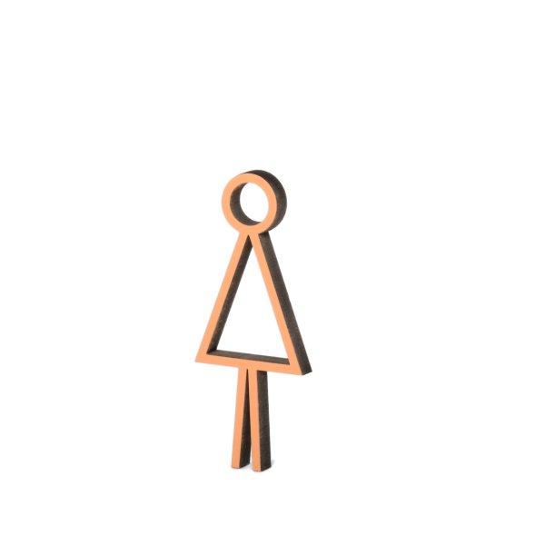 WC figure female - abstract